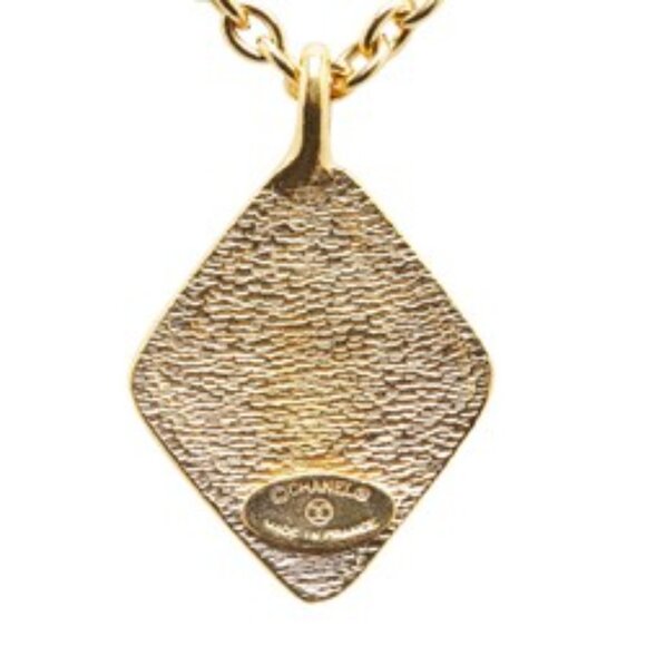 Chanel Coco Mark Diamond Motif Necklace - Picture 4 of 15